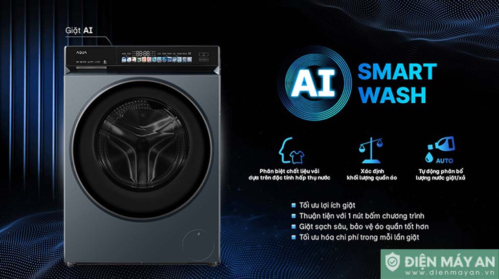 Máy giặt Aqua Inverter 10 kg AW10-B4377U1L(GN)